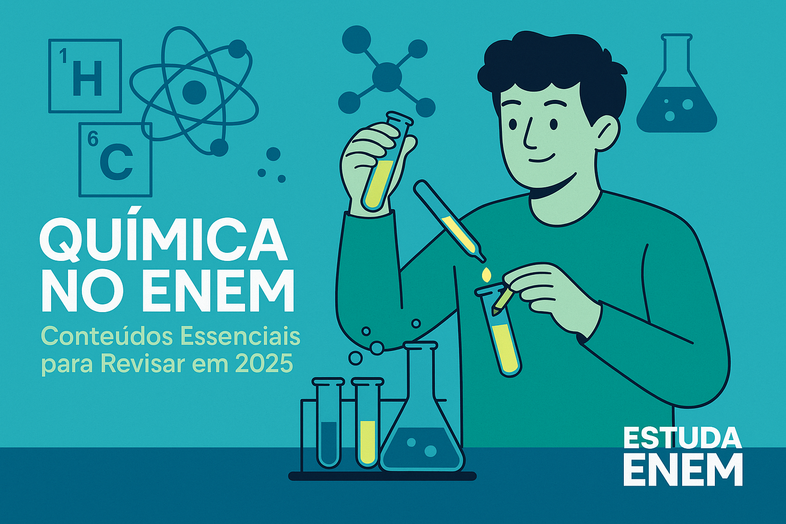 🧪 Química no ENEM: Conteúdos Essenciais para Revisar em 2025