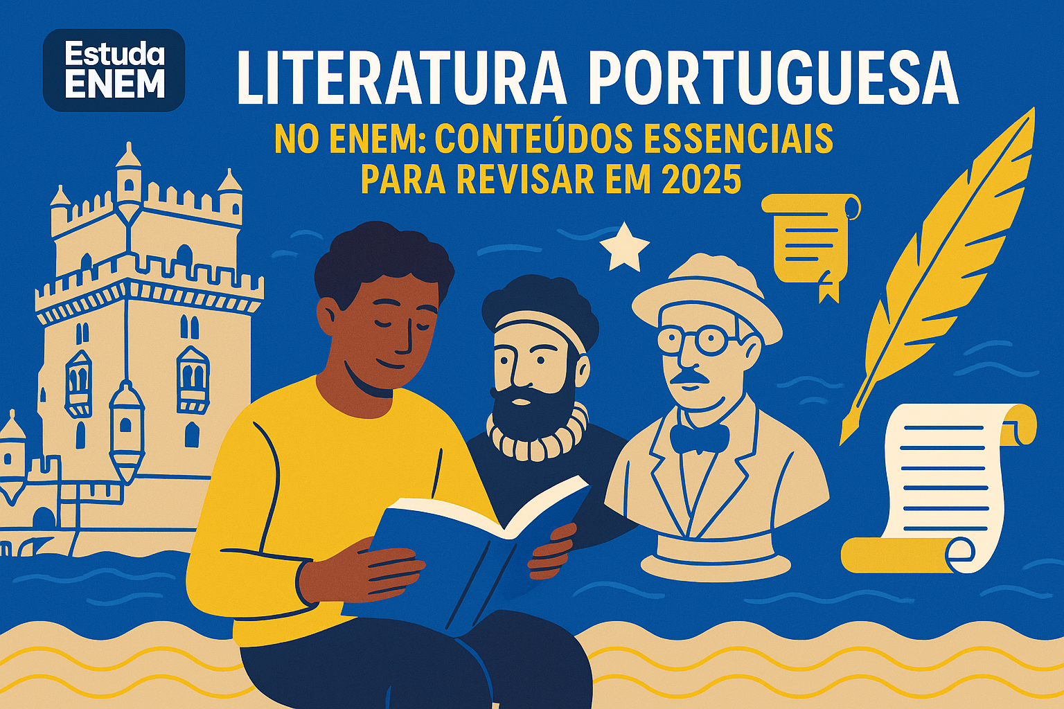 🇵🇹 Literatura Portuguesa no ENEM: Conteúdos Essenciais para Revisar em 2025