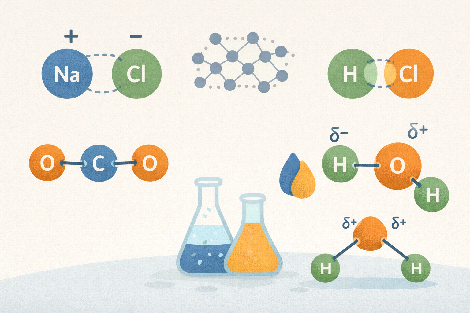 Ligações químicas e polaridade: como identificar em segundos