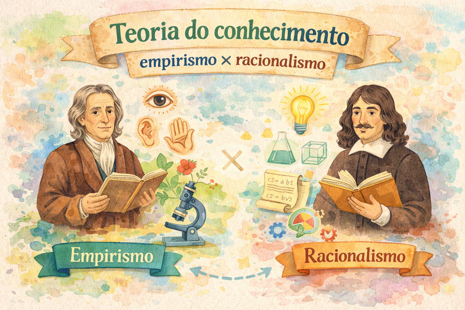 Teoria do conhecimento: empirismo × racionalismo