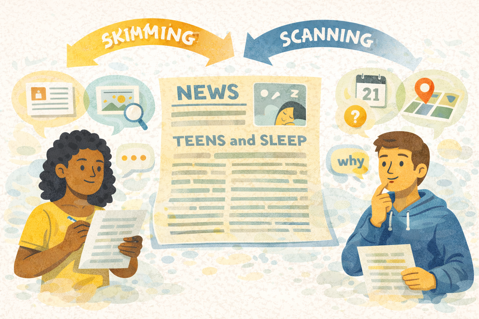 Skimming/Scanning: acertar sem traduzir tudo