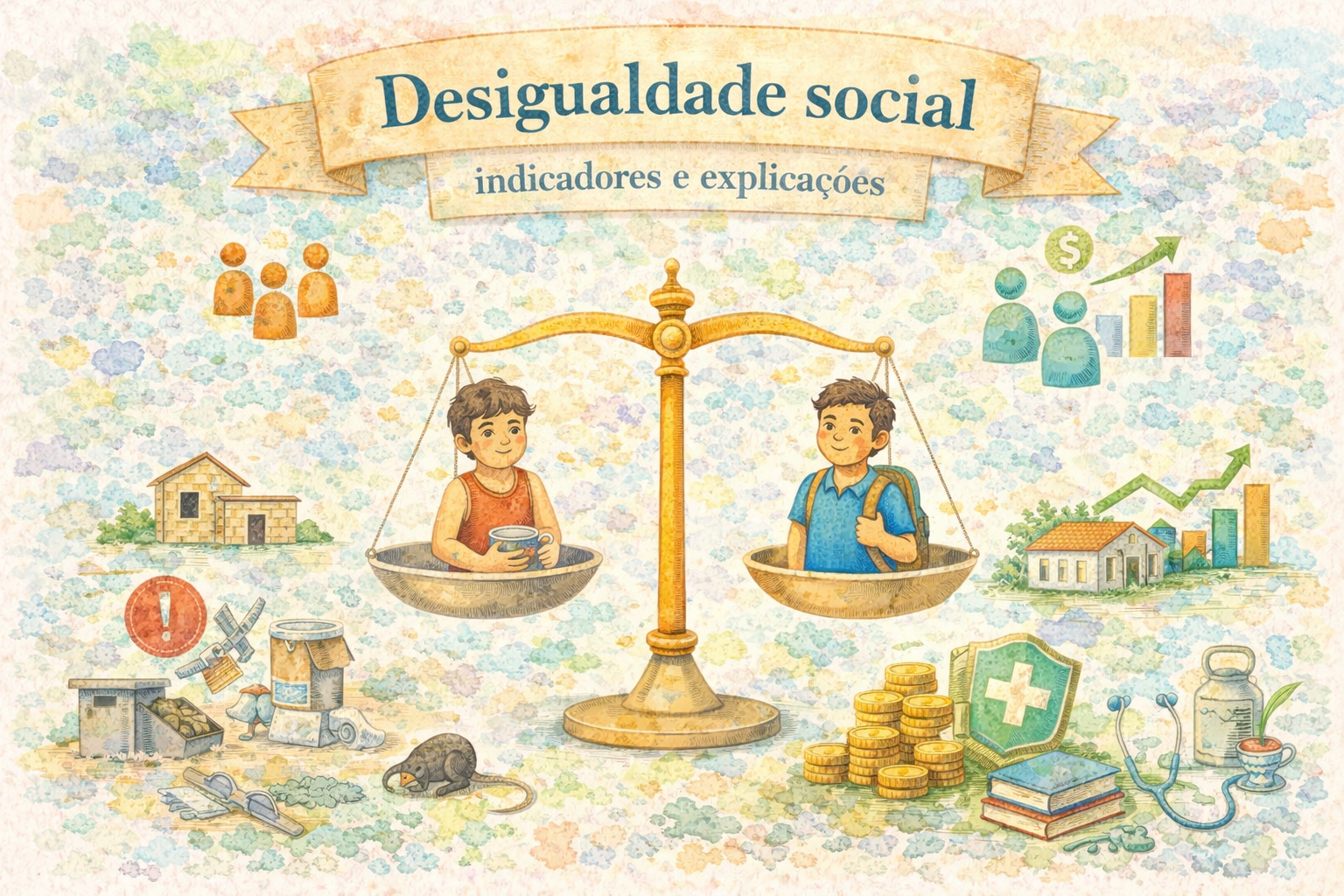 Desigualdade social: indicadores e explicações 📊🌍