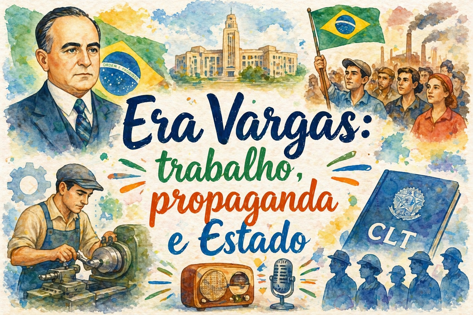 Era Vargas: trabalho, propaganda e Estado 🇧🇷📚