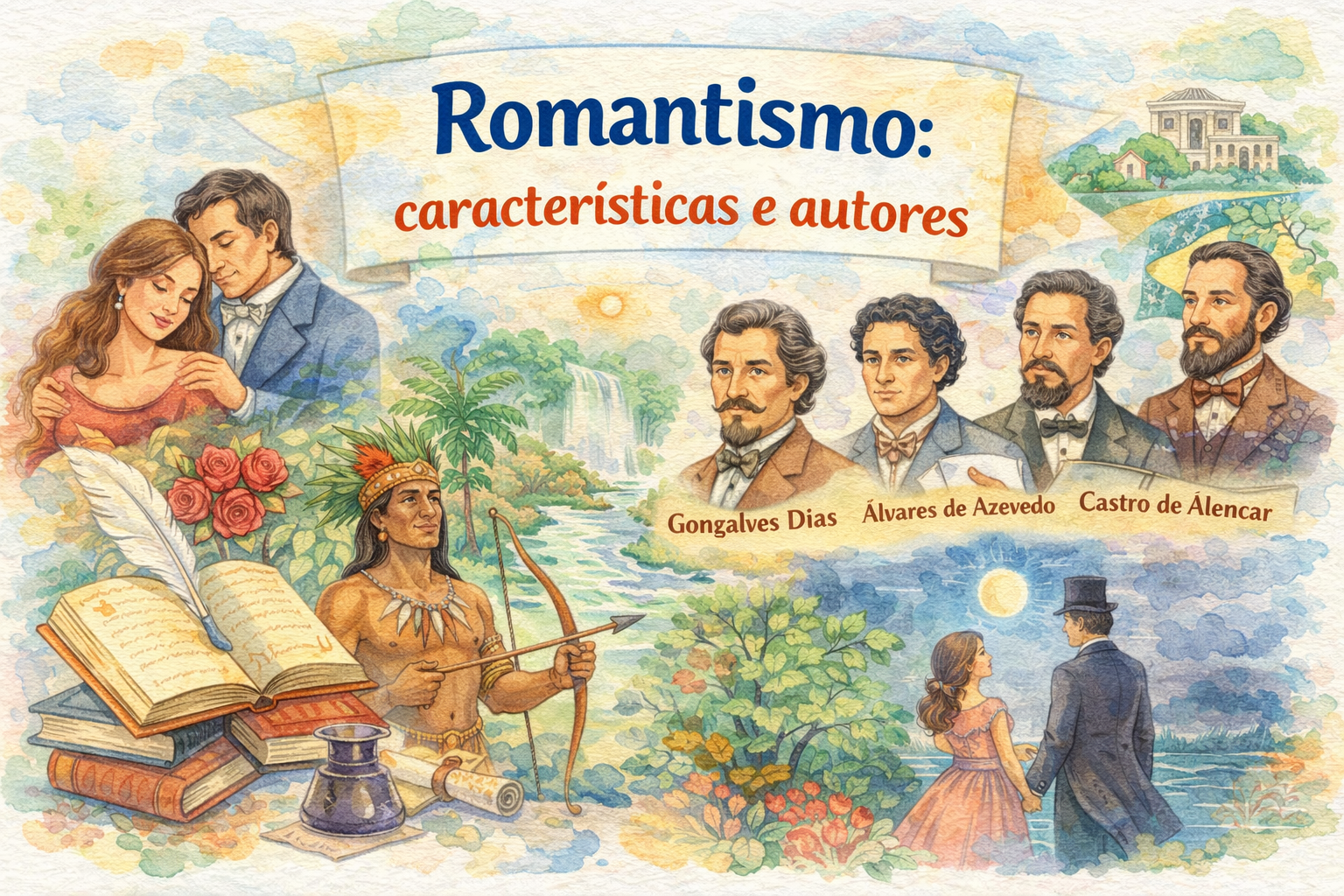 Romantismo: características e autores 🌹📚
