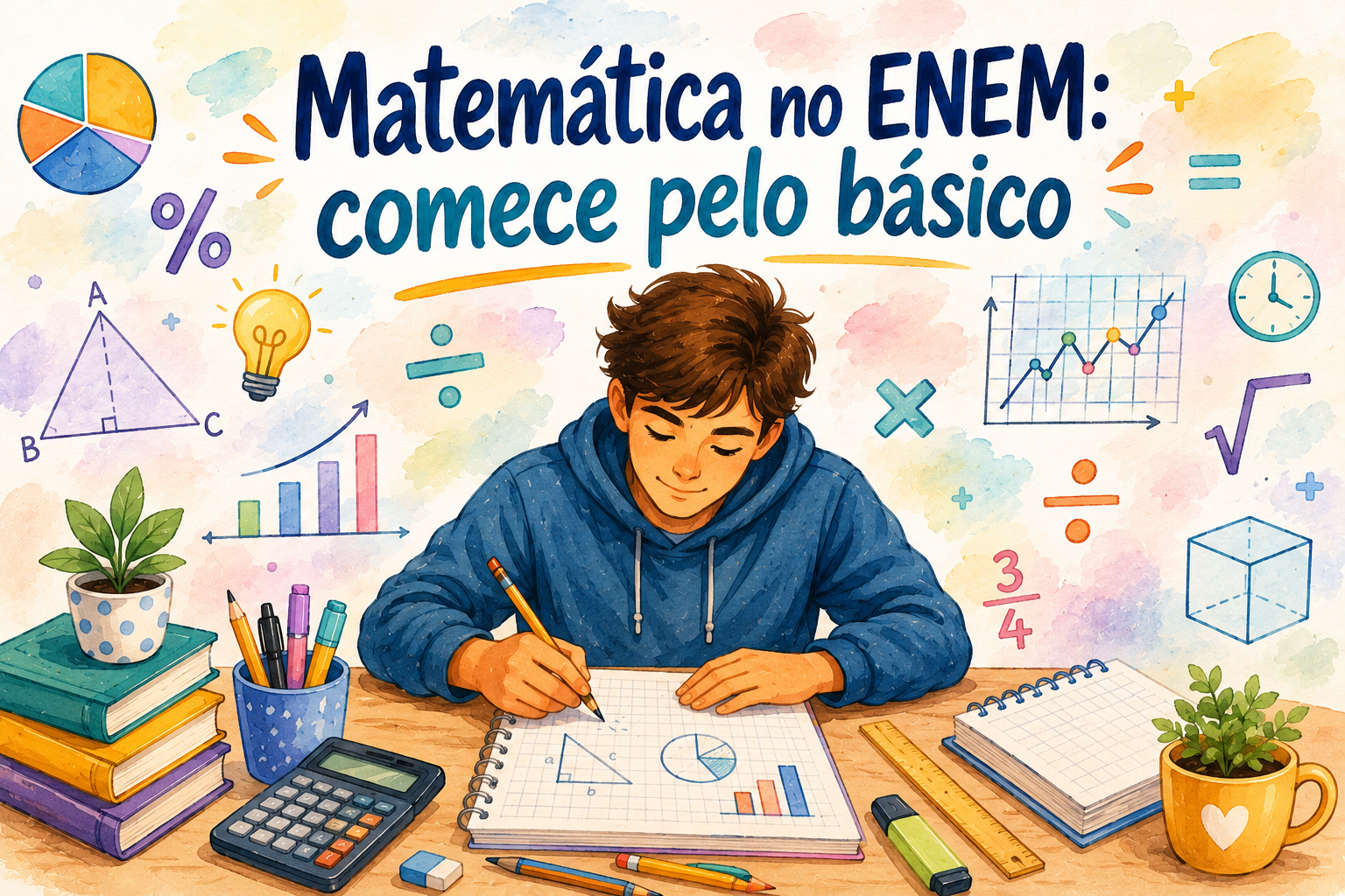 Matemática no ENEM: o básico que mais aparece na prova