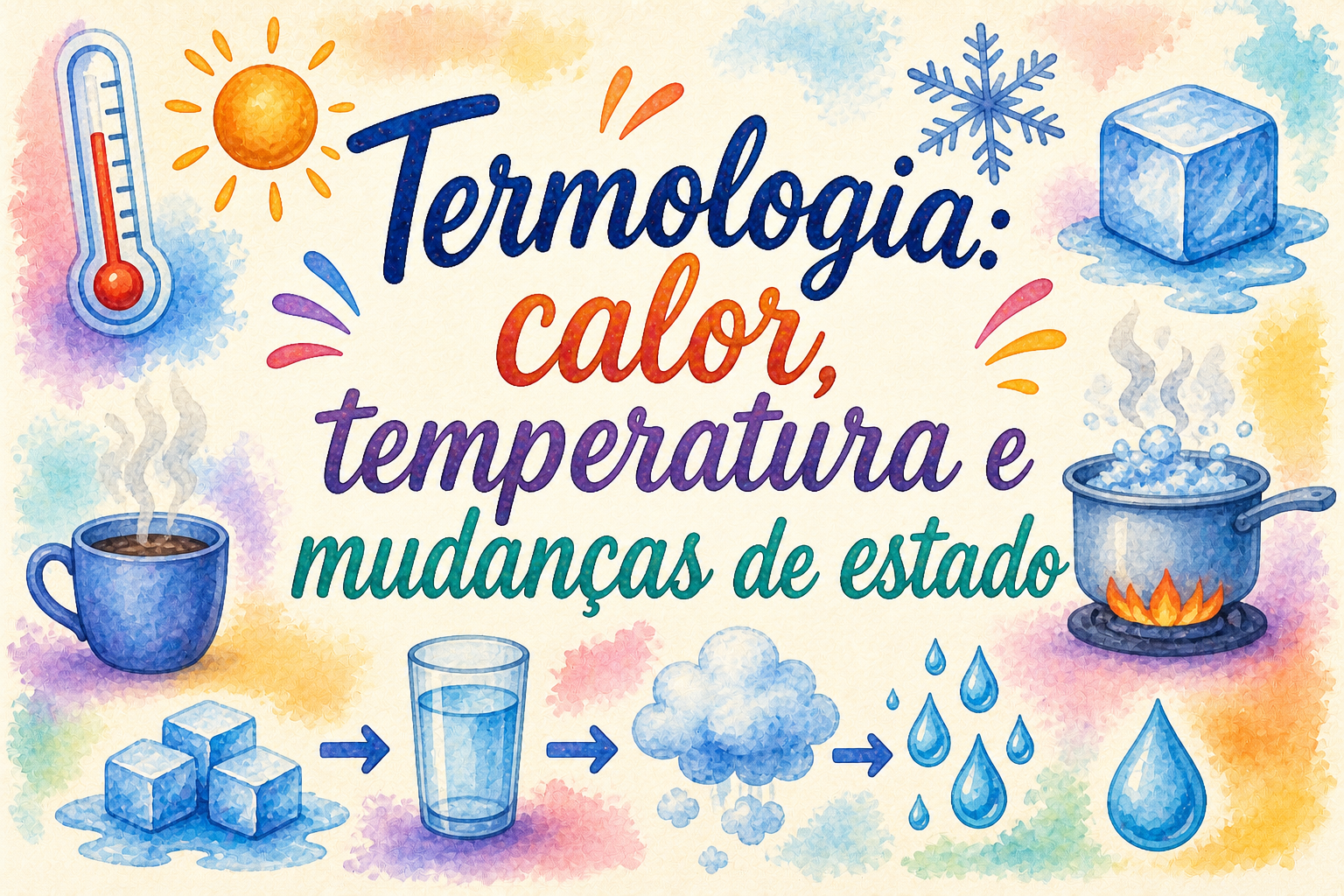 Termologia: calor, temperatura e mudanças de estado 🌡️🔥❄️