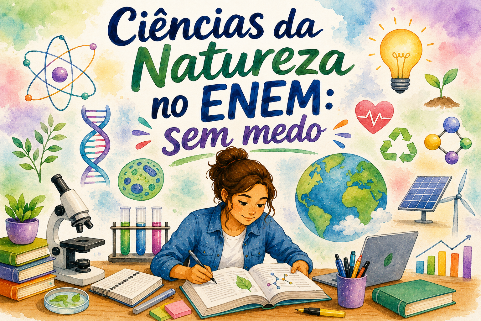 Ciências da Natureza no ENEM: como estudar Física, Química e Biologia