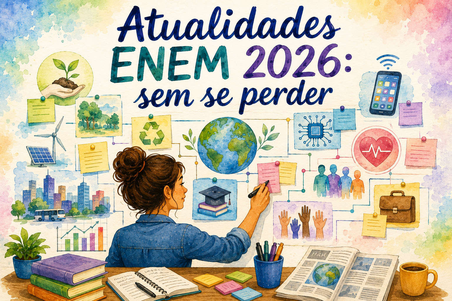 Atualidades para o ENEM 2026: como estudar sem se perder