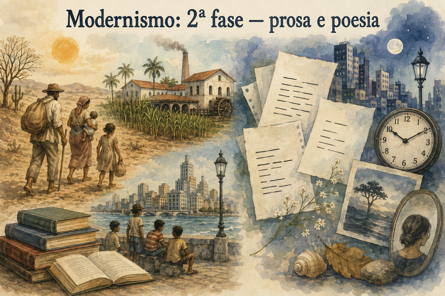 Modernismo: 2ª fase, prosa e poesia para o Enem