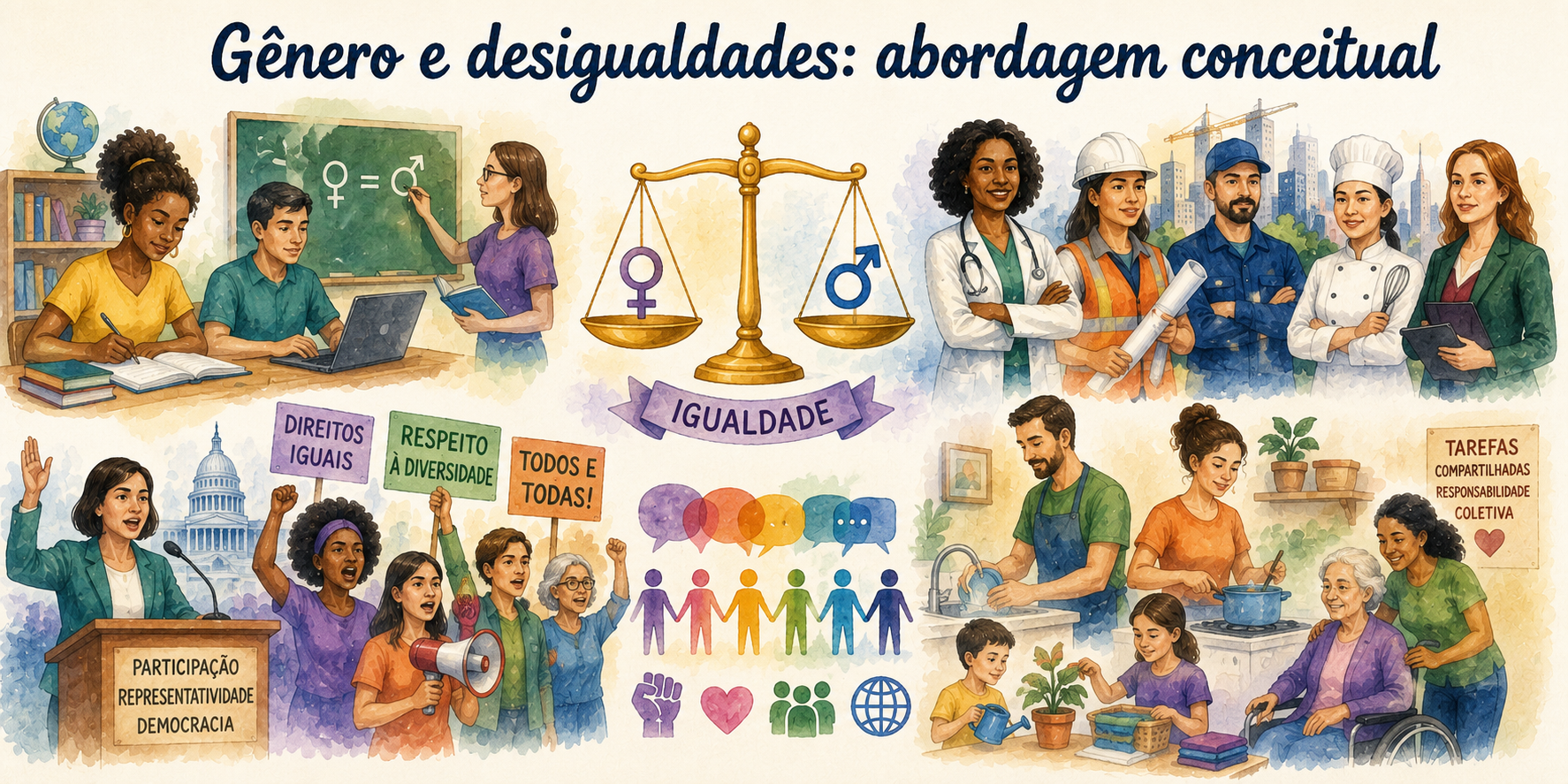 Gênero e desigualdades: abordagem conceitual para o Enem